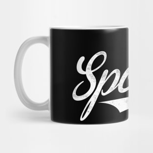 The word Sports | A shirt that says Sports Mug